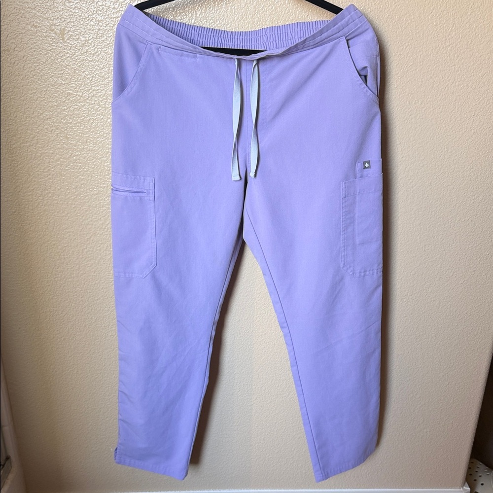 Figs Lavender Dew Purple Scrub Pants